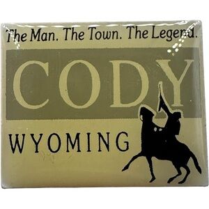 Cody, WY Hat Pin Buffalo Bill Cody Collectors Item, Lapel Pin